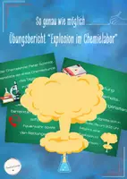 Vorschau - Stundenentwürfe - Bericht schreiben - Unfall im Chemieunterricht - Mystery (Deutsch, Klasse 5-7) - Deckblatt