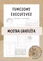 Vista previa - Refuerzo / NEE / Materiales de apoyo - FUNCIONS EXECUTIVES - MOSTRA. Autorevisió i monitoratge - Portada