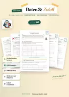 Vorschau - Stundenentwürfe - Wahrscheinlichkeit und Pfadregeln - Klasse 10 - Teil 1 - Deckblatt