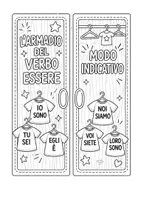 anteprima - Esercizi - L'ARMADIO DEL VERBO ESSERE - Pagina di copertina