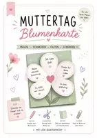 Vorschau - Mal- und Bastelvorlagen - Zum Muttertag - Bastelblume Karte selbst gestalten - Deckblatt