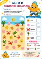 Vista previa - Hojas de trabajo - Bonus gratis Estrellín. Actividades y stickers. Cuaderno de verano primaria. Repaso verano - página 2