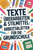 Vorschau - Unterrichtsreihen - Schreibwerkstatt Klasse 5: Texte überarbeiten & Stilmittel (3 Niveaus) - Deckblatt