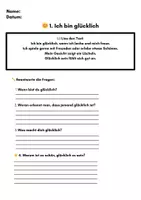 Vorschau - Stundenentwürfe - Gefühle verstehen – Lesetexte & Arbeitsblätter (Klasse 2–4) | Differenziert mit ⭐ & 2 Lineaturen - Seite 2