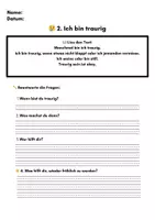 Vorschau - Stundenentwürfe - Gefühle verstehen – Lesetexte & Arbeitsblätter (Klasse 2–4) | Differenziert mit ⭐ & 2 Lineaturen - Seite 3