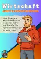 Vorschau - Arbeitsblätter - Arbeitslosenversicherung – Arbeitsblatt WiPo Klassen 9-10 - Deckblatt