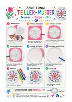 Vorschau - Mal- und Bastelvorlagen - Tellermalerei (Pappteller) - Türkei - Mandala - Seite 1