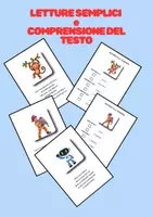 anteprima - Esercizi - LETTURE SEMPLICI E COMPRENSIONE DEL TESTO - Pagina di copertina