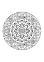 Vista previa - Manualidades / Dibujos para colorear - 🌀 Mi cuaderno de mandalas: Calma y concentración - página 1