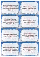 Vorschau - Aufgabenkarten - End of School Year - Reflection (speaking activity, ab 7. Klasse) - Seite 1