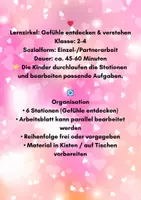 Vorschau - Stundenentwürfe - Lernzirkel: Gefühle entdecken & verstehen (Klasse 2–4) | 6 Stationen & handlungsorientiert - Seite 1
