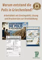 Vorschau - Stundenentwürfe - Griechenland Mega-Bundle – komplette Unterrichtsreihe zu Polis, Athen, Sparta und Alexander dem Großen - Seite 1