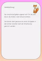 Vorschau - Arbeitsblätter - Vorschulaufgaben - Seite 1
