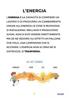 anteprima - Materiale di supporto/inclusione - Scienze Facili - L'energia + Diorami + Circuito - Pagina 1