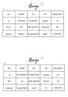 Vorschau - Arbeitsblätter - Wortarten Bingo - Finde die gesuchte Wortart - Seite 3