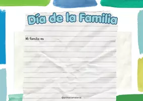 Vista previa - Hojas de trabajo - DÍA DE LA FAMILIA - página 2