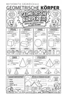 Vorschau - Arbeitsblätter - GEOMETRISCHE KÖRPER - ÜBERSICHT + ARBEITSBLATT - MATHE GRUNDSCHULE - qlixu - Seite 2
