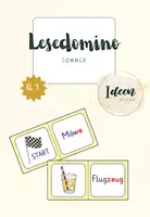 Vorschau - Spiele - Lesedomino Sommer - Deckblatt