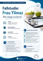 Vorschau - Arbeitsblätter - Pflege Fallarbeit: Ernährung, Laborwerte & metabolisches Syndrom - Deckblatt