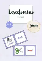 Vorschau - Spiele - Lesedomino Schule - Deckblatt