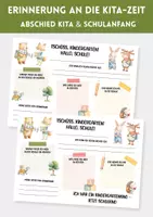 Vorschau - Fördermaterial/Inklusion - Kita-Abschied Paket XXL | Portfolio, Urkunden, Medaillen & Briefvorlagen | Abschied Kindergarten & Einschulung - Seite 2