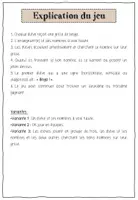 Vorschau - Spiele - Französische Zahlen üben : Bingo des nombres (0-100) - Seite 1