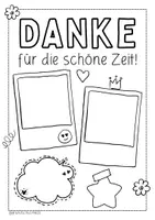 Vorschau - Arbeitsblätter - Abschied Grundschule (Danke - letzte Worte) - Seite 1