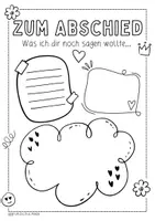 Vorschau - Arbeitsblätter - Abschied Grundschule (Danke - letzte Worte) - Seite 2
