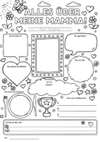 Vorschau - Arbeitsblätter - No Prep! Muttertags Spezial: Brief an meine Mama & Steckbrief (Differenziert für Klasse 1. bis 4.) - Seite 3