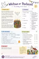 Vorschau - Stundenentwürfe - Pentecost Whitsun Pfingsten Englisch - Deckblatt