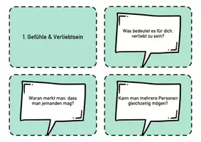 Vorschau - Stundenentwürfe - Liebe, Beziehungen & Pubertät- reflektieren (Gesprächskarten) - Seite 3