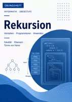 Vorschau - Arbeitsblätter - Übungsheft Informatik Oberstufe: Rekursion – Konzepte, Klassiker & Python-Programmierung - Deckblatt