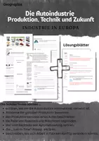 Vorschau - Stundenentwürfe - Die Autoindustrie - Industrie im Wandel - Deckblatt