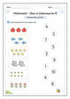 Vorschau - Arbeitsblätter - Zahlenraum 20 Klasse 1 | Mathematik Anfangsunterricht - Seite 1
