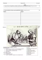 Vorschau - Stundenentwürfe - Klassenarbeit Geschichtsarbeit Bismarck Kulturkampf Kaiserreich Karikatur - Seite 1