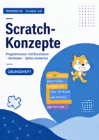 Vorschau - Arbeitsblätter - Übungsheft Informatik: Blockbasierte Programmierung – Grundlagen & Unplugged-Übungen - Deckblatt