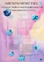 Vorschau - Arbeitsblätter - Kreuzworträtsel_Grenzen, Risiken und Regulierung von KI‑Systemen (EU AI Act) Jg. 8-10 / Weiterbildung - Deckblatt