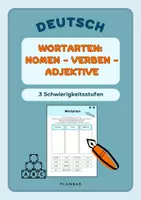 Vorschau - Arbeitsblätter - Wortarten - Arbeitsblatt in 3 Schwierigkeitsstufen - Deckblatt