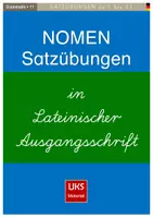 Vorschau - Arbeitsblätter - Grammatiktraining zu den NOMEN - Komplettpaket in LA - Deckblatt