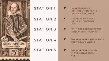 Vorschau - Stationenlernen - Shakespeare and the Elizabethan Age / UK / Stationsarbeit - Seite 2