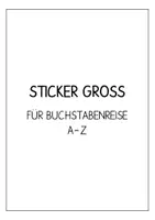 Vorschau - Mal- und Bastelvorlagen - Unsere Buchstabenreise - Länder Aufkleber - Seite 2