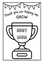 Προεπισκόπηση - Φύλλα εργασίας - Best Mom Award - Mother's Day Activity - Σελίδα 1
