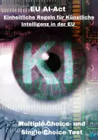 Vorschau - Arbeitsblätter - Künstliche Intelligenz EU-AI-ACT Multiple‑Choice‑ und Single‑Choice‑Test / Jg. 8-11 / Weiterbildung - Deckblatt