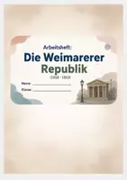 Vorschau - Arbeitsblätter - Weimarer Republik - in einfacher Sprache - Seite 1