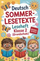 Vorschau - Arbeitsblätter - Deutsch "Sommer-Lesetexte": Leseheft Klasse 2 (Grundschule) - Deckblatt