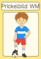 Vorschau - Arbeitsblätter - Kunst Fußball WM 2026 Prickelbild Klasse 1 & 2 Vorlagen prickeln - Seite 1