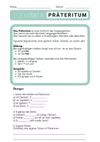 Vorschau - Arbeitsblätter - Zeitformen Infotexte + Übungen - Seite 1