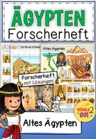 Vorschau - Arbeitsblätter - ALTES ÄGYPTEN / Arbeitsheft - Deckblatt