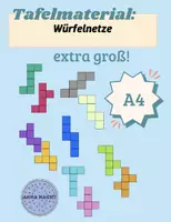 Vorschau - Poster - Würfelnetze: Tafelmaterial groß A4 - Deckblatt
