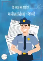 Vorschau - Stundenentwürfe - Ausdruck üben - Bericht schreiben (Deutsch, Klasse 5/6) - Deckblatt